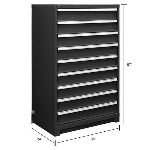 Amazon.com: Global Industrial Modular 9 Drawer Cabinet with Lock
