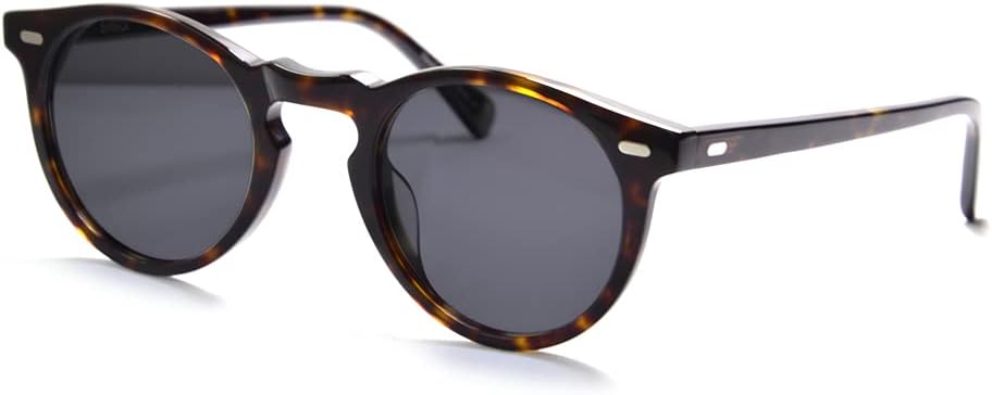 ERD Vintage Round Sunglasses For Men Polarized Circle Frame For Women UV400 Large Eyeglasses