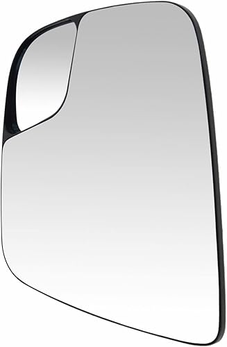 Miniatura 4 de TRQ Espejo de cristal calentado doble con soporte de montaje lado del conductor compatible con NV200 13-14