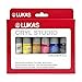 Produktbild LUKAS Cryl Studio Acrylfarben-Set 6 x 20 ml, rot