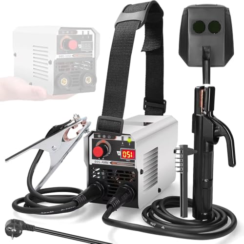 MIG TIG Máquina de soldar eléctrica portátil de 10 A con pantalla LCD digital, tecnología de inversor IGBT, equipo de soldadura MMA MAG
