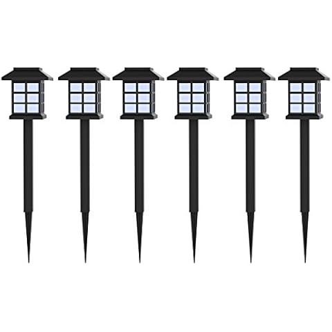 Pure Garden Solar Outdoor Lights Set Cover