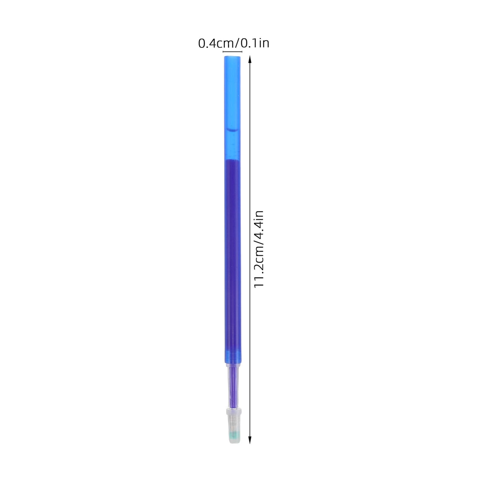 400 Pièces Recharge Stylo Effaçable Bleue Mines Gel Thermosensibles pour Écriture Précise et Correction Rapide Recharge pour Étudiants et Dessin