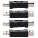 SHINEOFI 4pcs USB Pin Converter Adapters Female to Male Jack Compact Lightweight Design No Driver Needed Compatible with Multiple Devices for Transfer