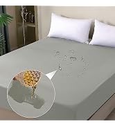 Lavable Machine Protège Matelas Protège-Matelas Imperméable 90 X 200 Cm - Drap Housse Respirant Lit 90x200