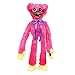 Huggy Wuggy Poppy Playtime Huggy Wuggy Plush Hagiwagi Poppy Playtime Blue Huggy Wuggy Plüsch 40cm/16inch New Horror Game Plüschpuppe für Kinder Geburtstag Spielzeug (Rosa)
