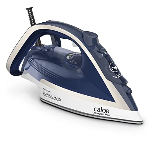 Calor Ultragliss Plus fer à repasser 2800 W débit de vapeur 50 g/min fonction pressing 260 g/min trous semelle 100% actifs semelle anti-rayures fer vapeur défroissage vertical FV6812C0