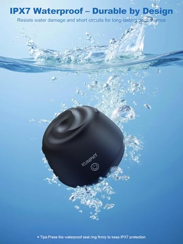 Image of KUNPHY Ultrasonic Retainer Cleaner Machine, 48kHz Dental Cleaning Pod Home | 4 LED Light 48KHz Ultrasound Portable Mouthguard Night Guard Cleaner, IPX7 Waterproof, Quiet 45dB, Overheat Protection, Black