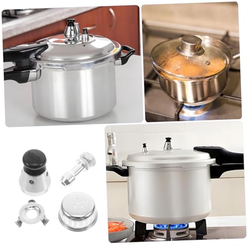 Kit de repuestos para olla a presión Angoily con junta, tubo de ventilación y cubierta de quemador de aleación de aluminio miniatura 3