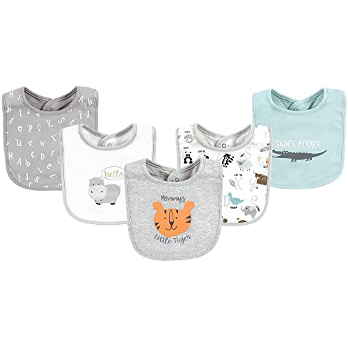 Image of Hudson Baby Unisex BabyCotton Bibs
