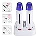 Mini Depilatory Wax Heater, Portable Cartridge Wax Depilatory Roller Warmer Heater Waxing Body Hair Removal Machine(Double Waxing Heaters)