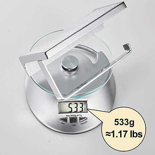 Langpai Toilet Paper Roll Holder With Shelf Tissue Dispenser Storage Cell Phone Shelves Wall Mounted Bathroom Accessories Antislip Matte Chrome #TOP5