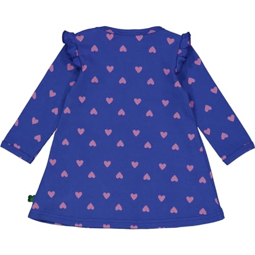 Fred’s World by Green Cotton Baby - Mädchen Heart L/S T Blouse, Star Blue/Pink Haze, 62 EU