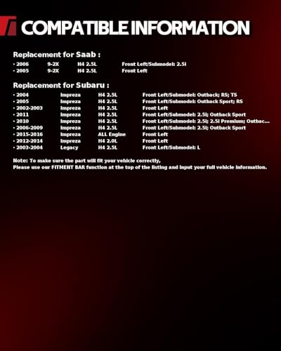 Image of Torchbeam Front Brake Caliper Left for Subaru 2012-2014 Impreza 2.0L, Subaru 2002-2011 Impreza 2.5L, Subaru 2015-2016 Impreza, Front Left Caliper Replace # 19B2683