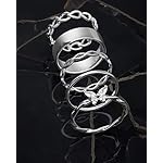 Milla CZ Sterling Silver Butterfly Rings for Women or 14k Gold Plated Stackable Rings - Cool Cute Rings Aesthetic - Image 4