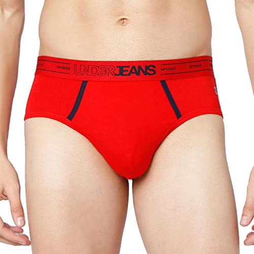 Image of Underjeans Men's Cotton Blend Regular Fit Brief