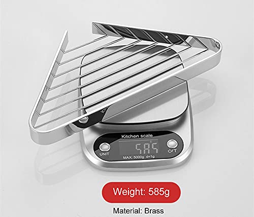 Mensole Ottone Angolari Doccia per Muro Vassoio