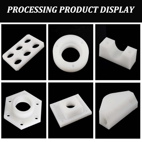 Barra de nylon blanco 6mm para construcción de modelos de trenes y DIY 5