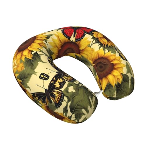 Almohada de viaje con espuma viscoelástica negro miniatura 2
