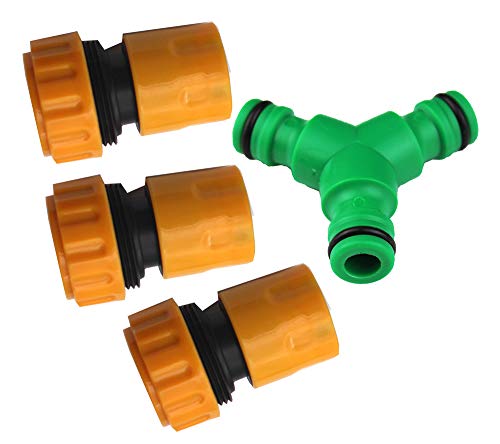 Conector tipo T, conector de manguera de 3/4 