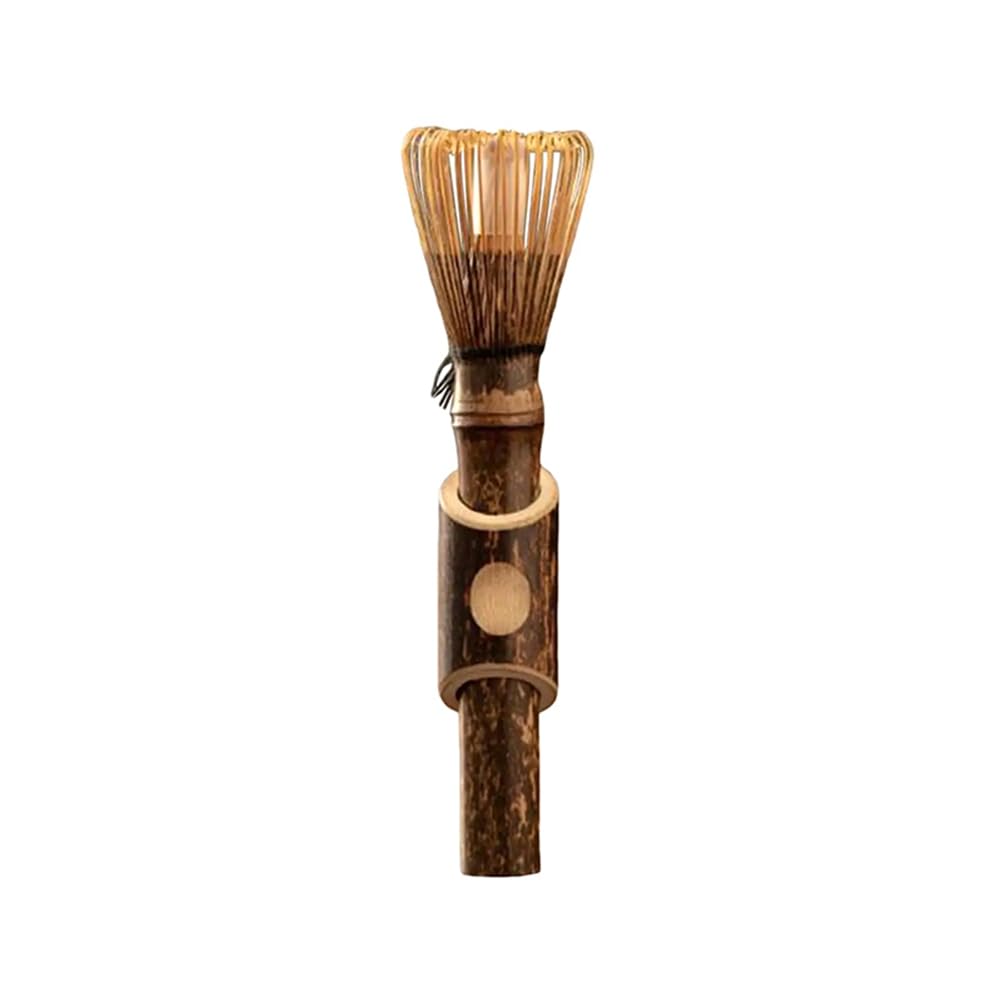 CTRLZS Matcha Whisk Brush Tool with Long Handle for Matcha Powder Japanese Style Handmade Bamboo for Ceremony Accessory B