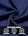 COOFANDY Mens Vacation Shirts Short Sleeve Casual Button Up Shirts Fashion Textured Beach Shirt Navy Blue