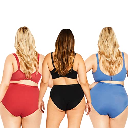 Image of VESY Panties for Women Jumbo Size Plain Cotton Hipster Underwear Small to 10XL Panty (Pack of 3)