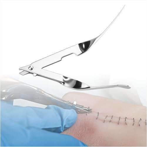 Skin Staple Remover Tool - Surgical Grade Stainless Steel Staple Extractor for Veterinary and Wound Care 1pcs