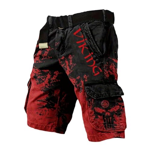Tenue Viking Homme Cargo - Short Respirant de Randonnée et Rangement Pratique