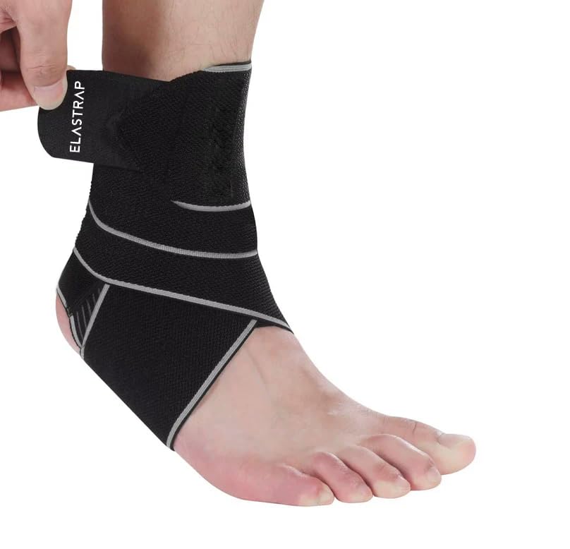 Tutore per caviglia, cavigliera, corsa, maratona, trail, escursionismo, triathlon, camminata, ciclismo, mountain bike, sport da combattimento, MMA, sollevamento pesi, crossfit, danze, skate, sci