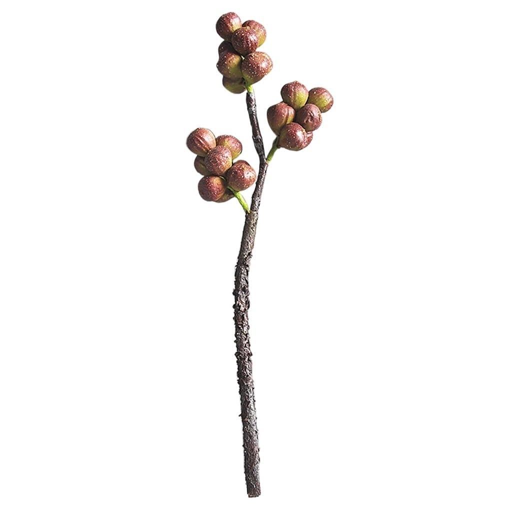 Fleurs simulées figues et branche de baies artificielles zen pour aménagement hôtel