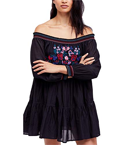 Free People Sunbeams Mini Dress Black XS (Women's 0-2) at Amazon Women's  Clothing store