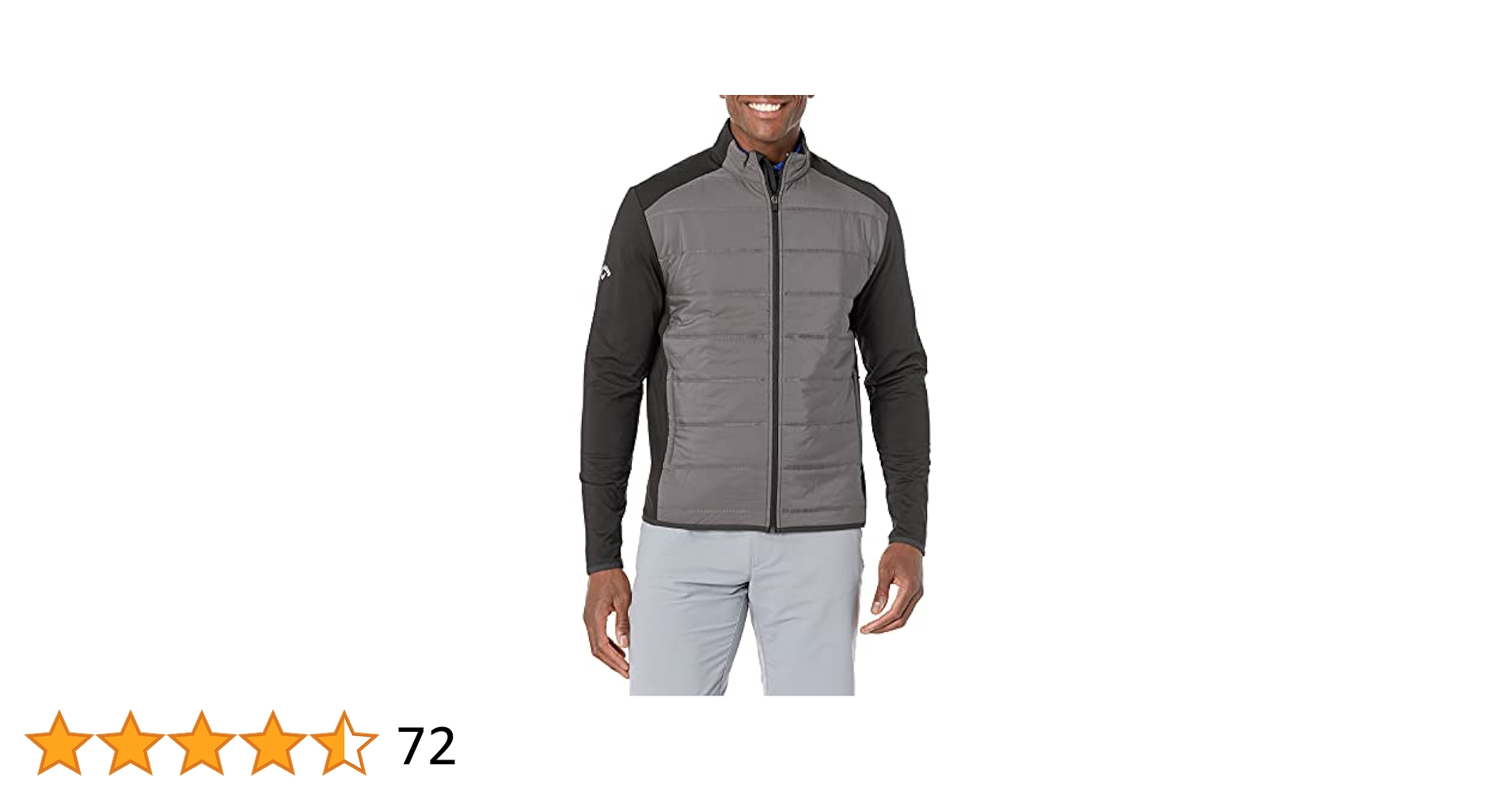Amazon.co.jp: Callaway Basics 長袖超音波キルトフルジップ