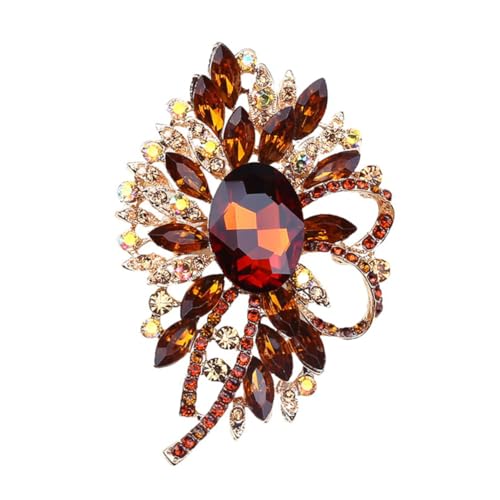 Brooch Yellow tendance : broche jaune fantaisie pour femme, bijou de veste original