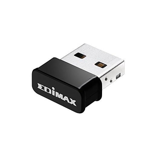 EW-7822ULC, Edimax AC1200 Wi-Fi USB Adapter Supports Web 2, MU-Mimo, Nano Size, for Windows, Mac OS, Supports Computer/PC/Laptop/Desktop Windows 7/8/8.1/10, MAC OS 10.7 or above and Linux