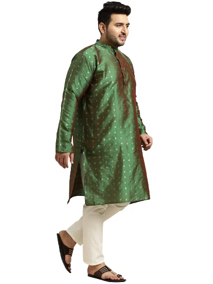 Image of SOJANYA Men Kurta Pyjama With Nehru Jacket