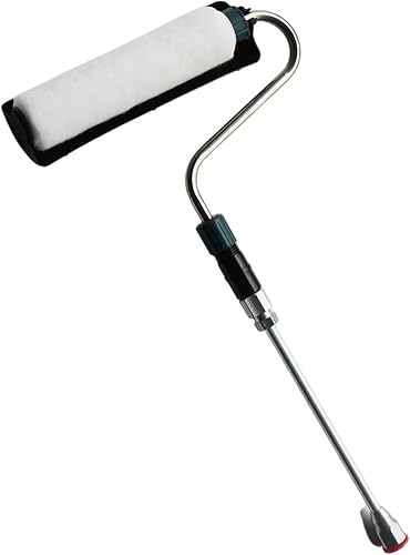 Herramienta de pintura profesional de 180 grados con brazo de rodillo giratorio con poste de extensión de 11 pulgadas para equipos de pulverización disponible en Yaxa Peru