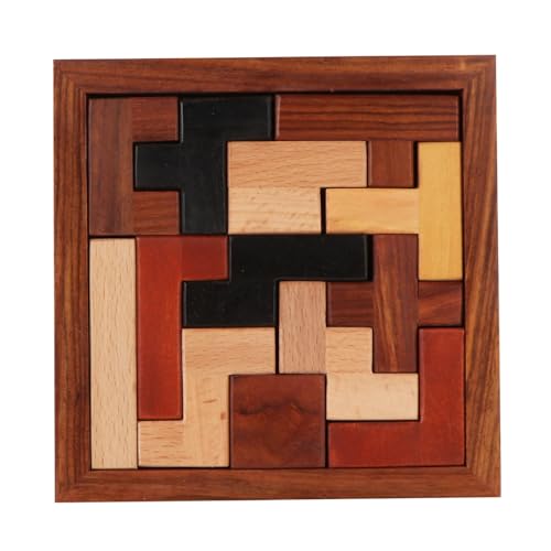 Image of STAR CRAFT Wooden Jigsaw Puzzle Game Wooden Toys /Games for Kids Travel Games for Families Unique Gifts for Children Indoor Outdoor Board Games