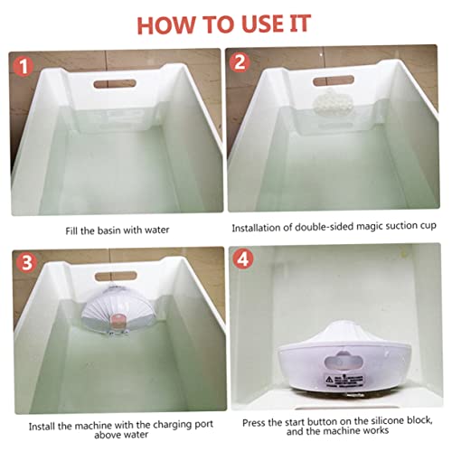 Solustre Washing Machine Compact Washer Small Portable Washing Machine Portable Dish Washer Small Dishwasher For Travel Small Travel Washing Machine Small Travel Dishwasher Pink Household #TOP7