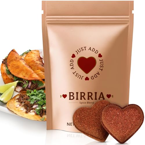 Just Add Luv Authentic Birria Spice Bomb Seasoning - Mexican Spice Mix with Chiles Herbs Spices - Perfect for Tacos Nachos Quesadillas Enchiladas Burritos - No MSG, Easy to Use (1 Bag)