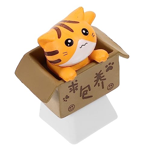 Key Caps per Tastiera Copritasti Personalizzati in Cartone per Feste e Regali Compleanno arancione