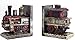 Bellaa 20928 Decorative Bookends Train Steam Locomotive Engine Industrial Car Salon Gear Book Ends Shelves Support Heavy Duty Rustic Vintage Style Noble Express