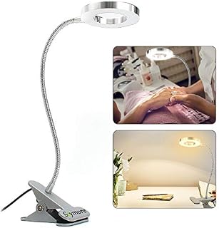 Skymore LED Book Light, Clip Reading Light, USB Interface, 2 Brightness(Warm/White) with Eye