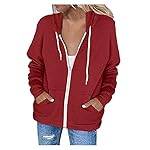 Generisch Mujeres patrón mujeres casual capucha co...: 1. 【Súper suave y máxima comodidad】 Hecho de material esponjoso de alta calidad, extremadamente suave y agradable al tacto. Ligero y transpirable, proporciona una calidez perfecta sin ser pesado o voluminoso. Ideal para entretiempo y días fríos. 2. D...
