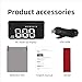 Windshield Heads Up Display for Car MAIMEIMI Digital Speedometer for Car HUD GPS Speedometer MPH with Travel Direction, Overspeed Alarm & Fatigue Driving Alarm for All 5V Vehicles