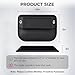 INTMOOD 2026 2 Pack Car Seat Gap Filler Organizer, Universal Premium Leather Front Seat Side Organizer, Gap Filler for Car, Phone, Sunglasses, Keys, SUV Truck