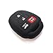 2Pcs Coolbestda Key fob Case Glove Pocuh Cover Skin Jacket Holder Protector Wallet for 2016 2017 2018 2019 Toyota Corolla SE Camry SE LE Highlander RAV4 Avalon Venza Sequoia HYQ12BDM