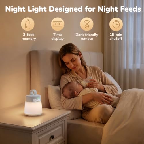 Lámpara de Noche Umimile Baby con Temporizador y Control Remoto miniatura 2