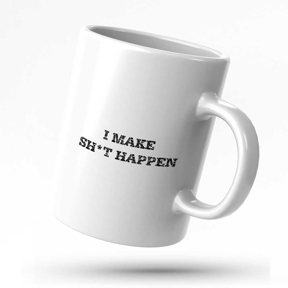 Stude Women's Colour Unique Coffee Mugs I Make Sh*T Happen Mug Mug Cup Funny Mugs For