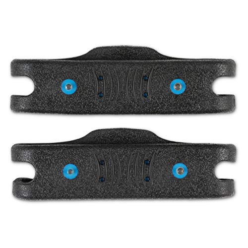 YakTrax Quick Trax Studded Traction Shoe Bands, Black, One Size (1 Pair)